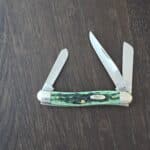 Case USA 6318 SS Stockman in Green Jigged Bone No. 09721 knife for sale