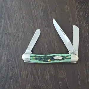 Case USA 6318 SS Stockman in Green Jigged Bone No. 09721 knife for sale