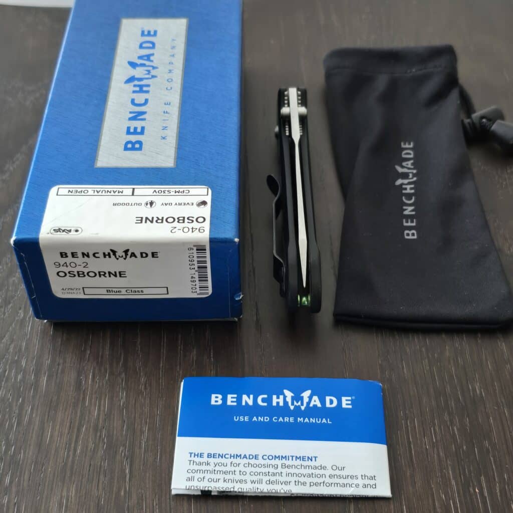 Benchmade 940-2 Osborne in Black aluminum and CPM S30V (used) – gallery image 5