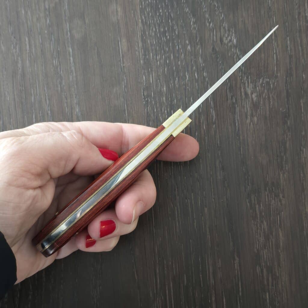 Vintage Utica Cutlery Adiirondack Series Fixed Blade Knife (please note age patina) – gallery image 4
