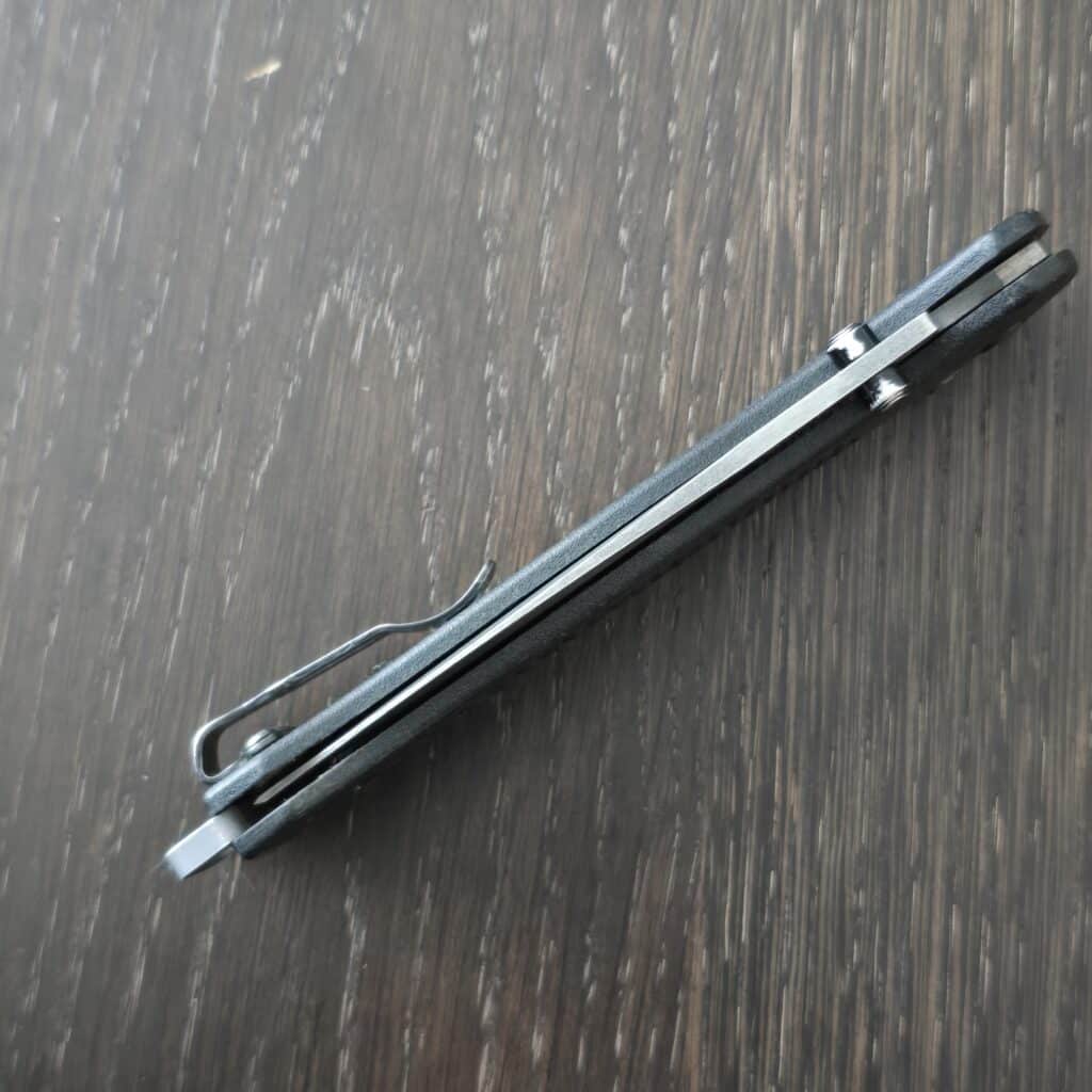 Benchmade G37GY in CPM 3V and Black G-10 (used) – gallery image 5