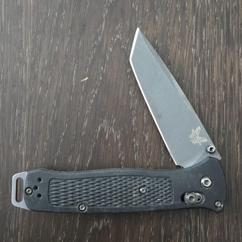Benchmade G37GY in CPM 3V and Black G-10 (used) – gallery image 3