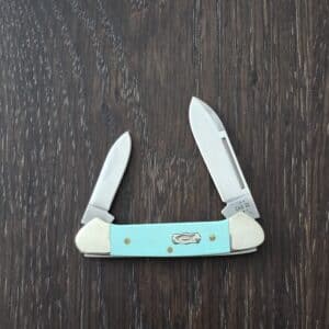 Case XX USA Baby Butter Bean in Seafoam Green Smooth G-10 and Stainless Steel 102132 SS No. 18107 knife for sale