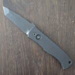 Protech E7T Opertaor Emerson CQC7 Tanto All Black Sterile with Tritium Button