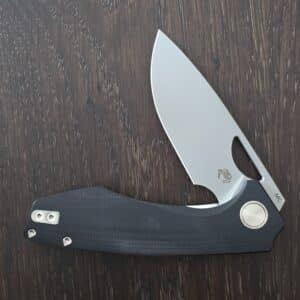 WMK Exclusive Gecko Customz Knifeworks Sikorae Lite Folding Knife Black Micarta Handle Magnacut Blade knife for sale