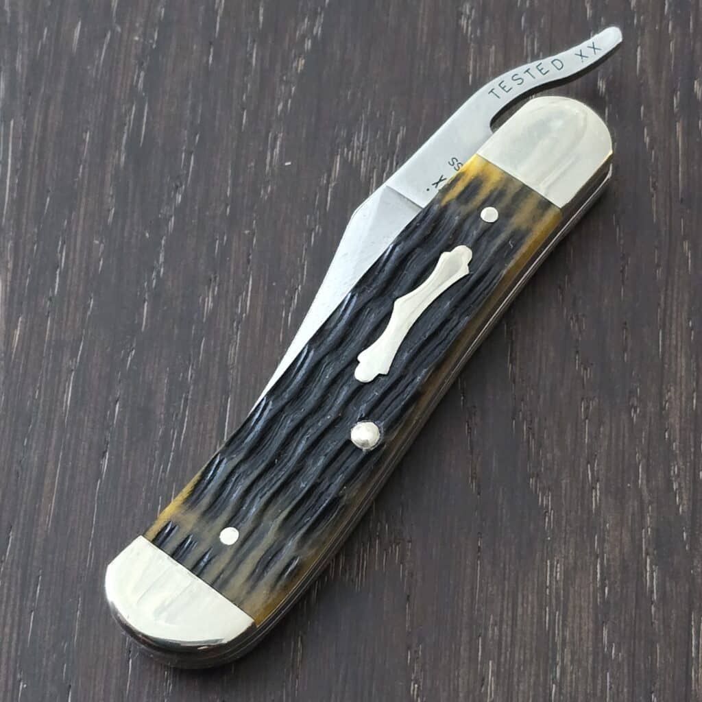 Case XX USA 61953 L SS Olive Green Cone Crandall Jig Russ lock – gallery image 3