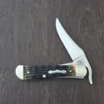 Case XX USA 61953 L SS Olive Green Cone Crandall Jig Russ lock knife for sale