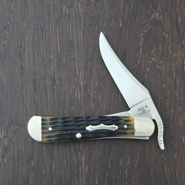 Case XX USA 61953 L SS Olive Green Cone Crandall Jig Russ lock – gallery image 1