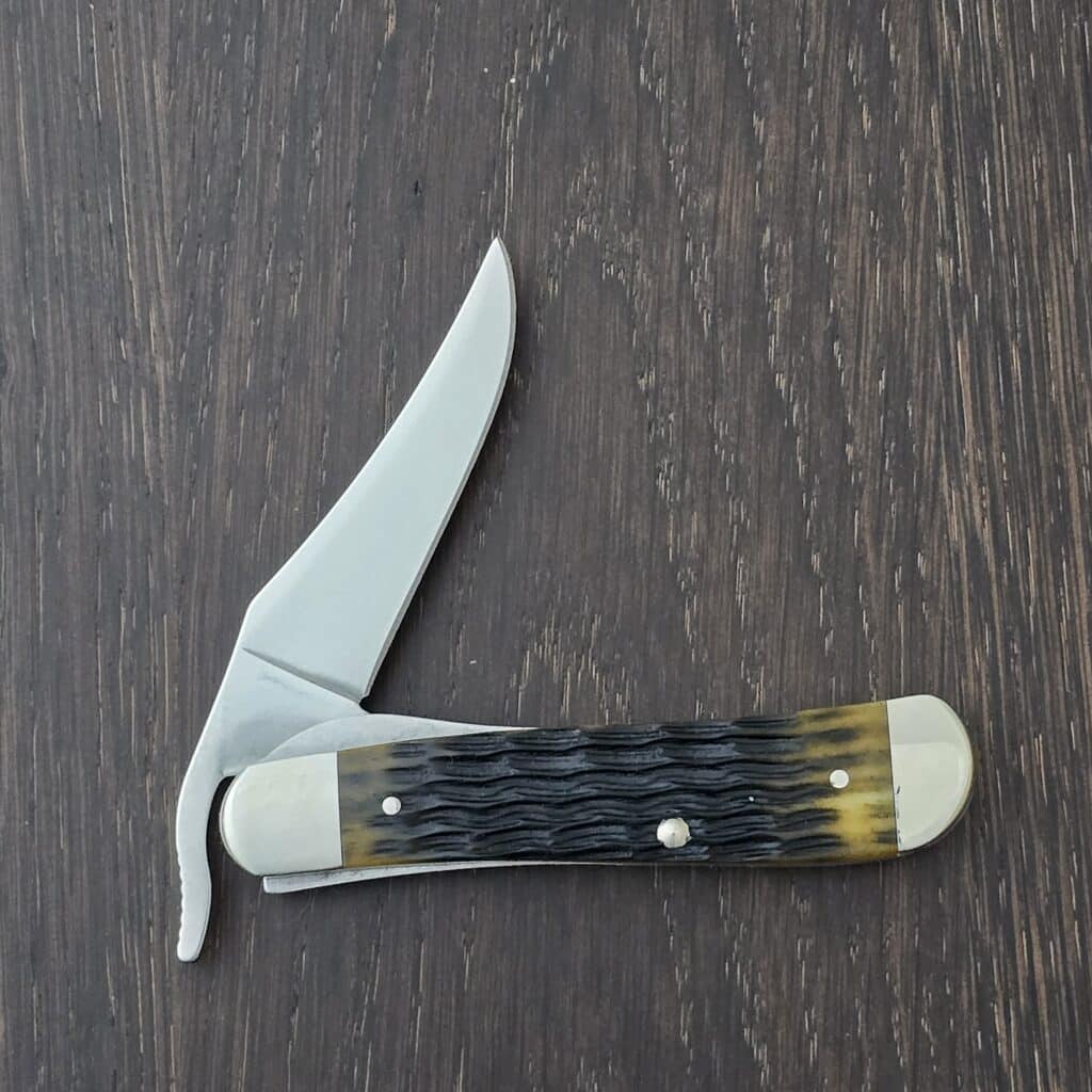 Case XX USA 61953 L SS Olive Green Cone Crandall Jig Russ lock – gallery image 5