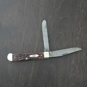 Case XX USA Trapper 6254 DAM in Walnut and Damascus No. 22500 knife for sale