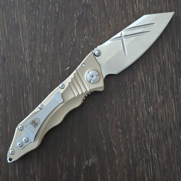 CobraTec Tactical Flipper in Coyte Aluminum and D2 – gallery image 1