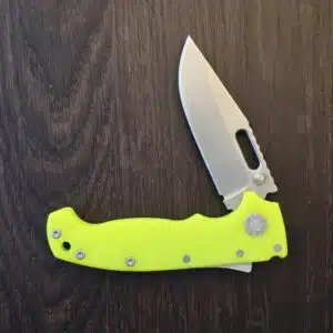 Demko MG AD-20S HARPOON Drop Point Day Glow G10Stonewashed 20CV Blade knife for sale