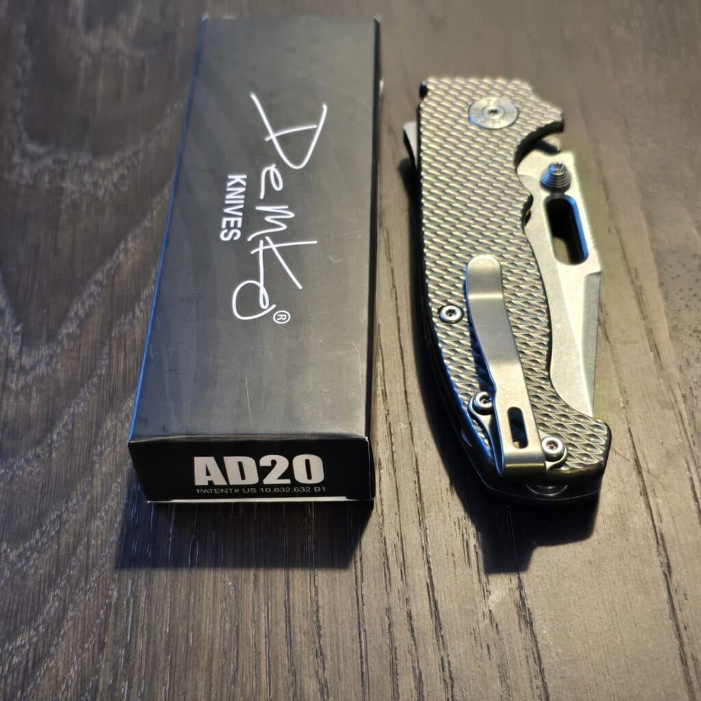Demko MG AD20-133 Full Thickness With OG Goat Titanium Textured Scales (original orange scales included also) – gallery image 5
