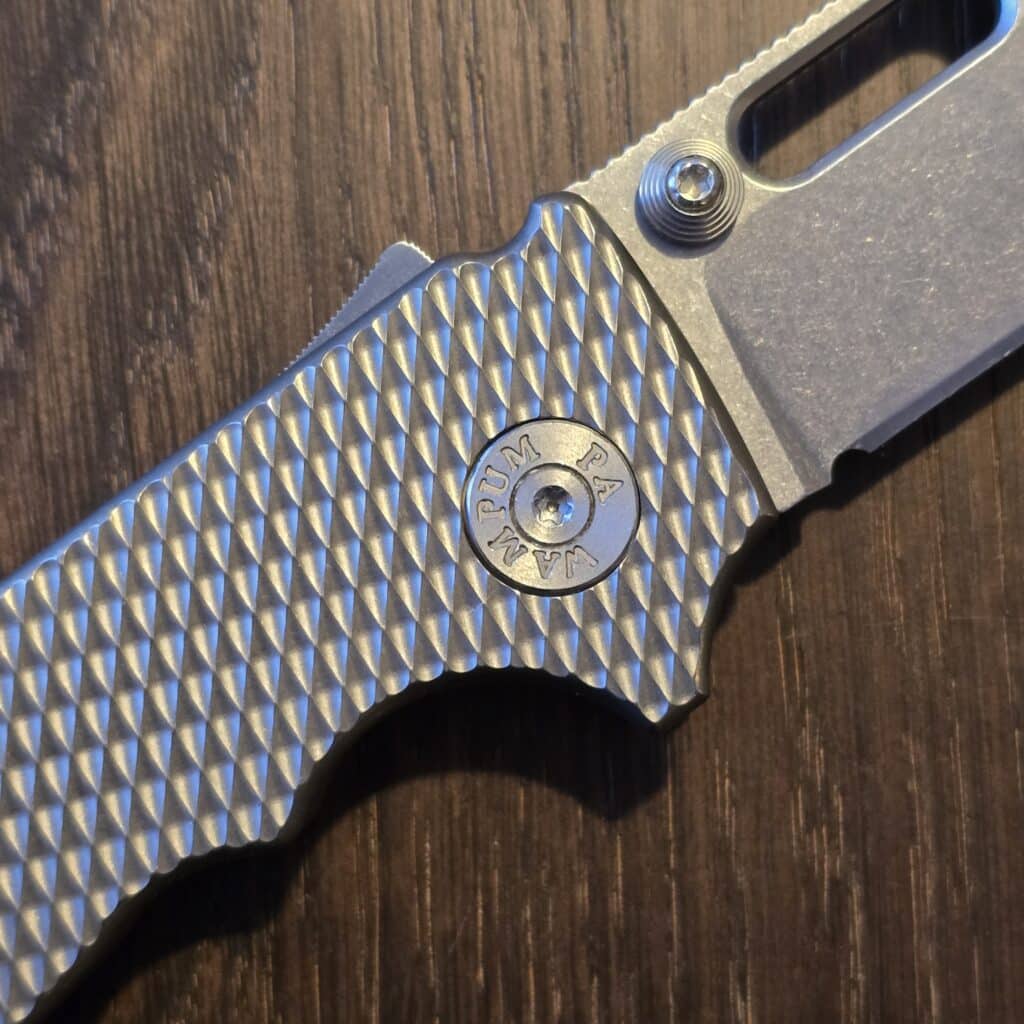 Demko MG AD20-133 Full Thickness With OG Goat Titanium Textured Scales (original orange scales included also) – gallery image 3