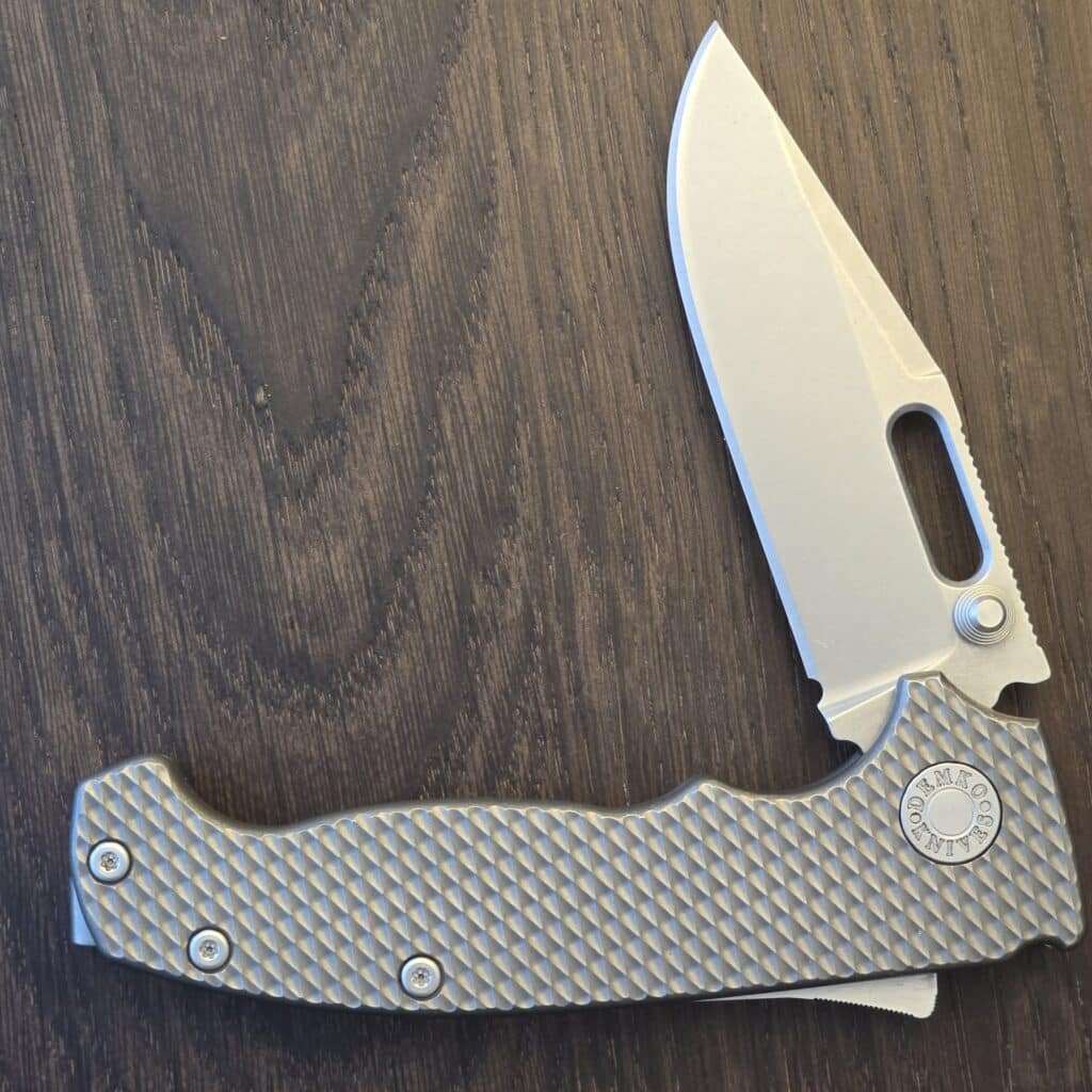 Demko MG AD20-133 Full Thickness With OG Goat Titanium Textured Scales (original orange scales included also) – gallery image 2