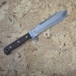 Hirschkrone German Pilots Fixed Blade Survival Knife Solingen Rostfrei BUND "Bundeswehr" 1984 knife for sale