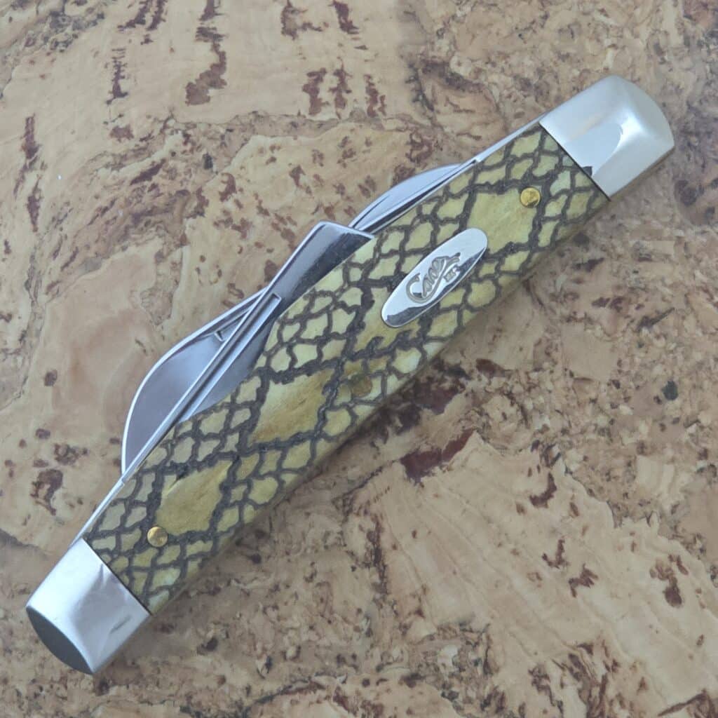 Case USA SS XXXXX Rattlesnake #64052 Congress (no box) knife for sale