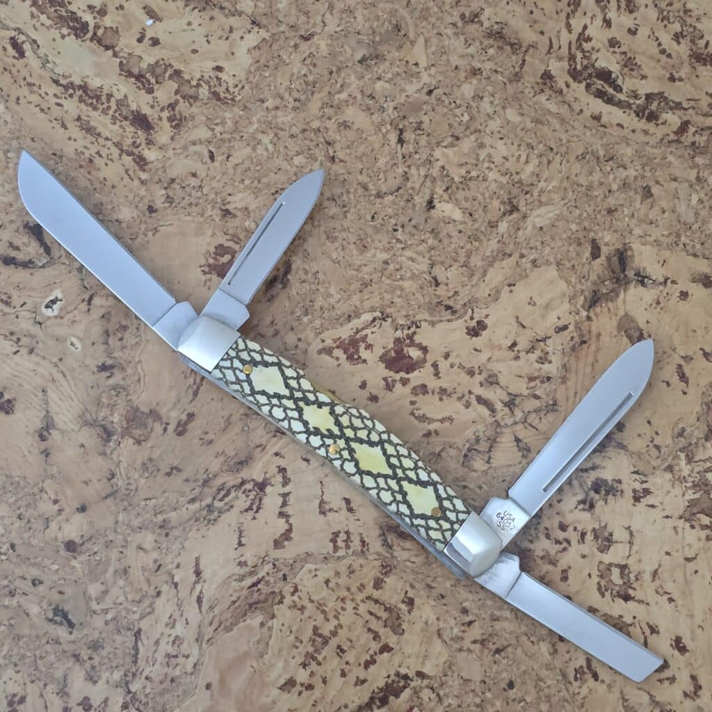 Case USA SS XXXXX Rattlesnake #64052 Congress (no box) knife for sale