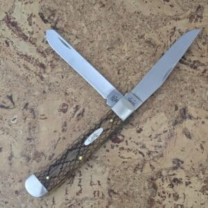 Case USA SS XXXXX Rattlesnake #7254 1985 Oak Trapper (no box) knife for sale