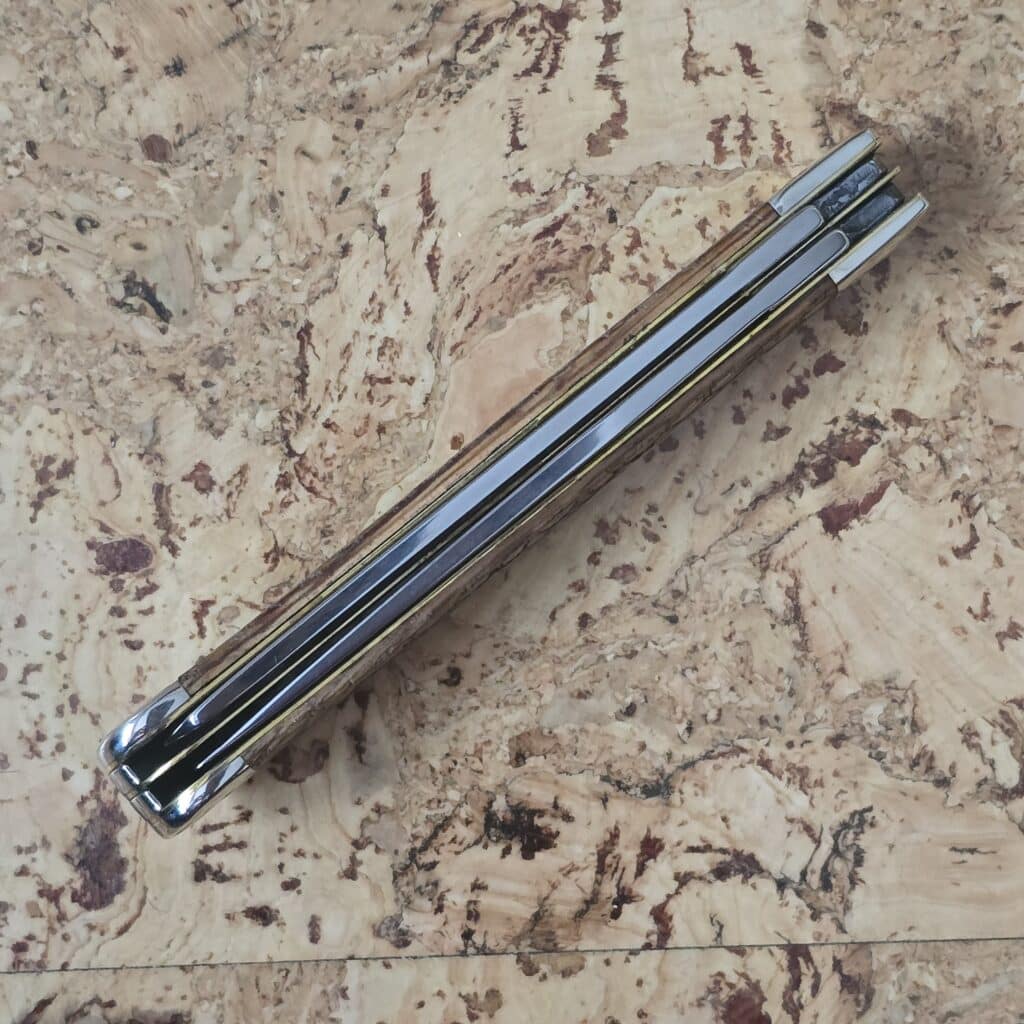 Case USA SS XXXXX Rattlesnake #7254 1985 Oak Trapper (no box) knife for sale