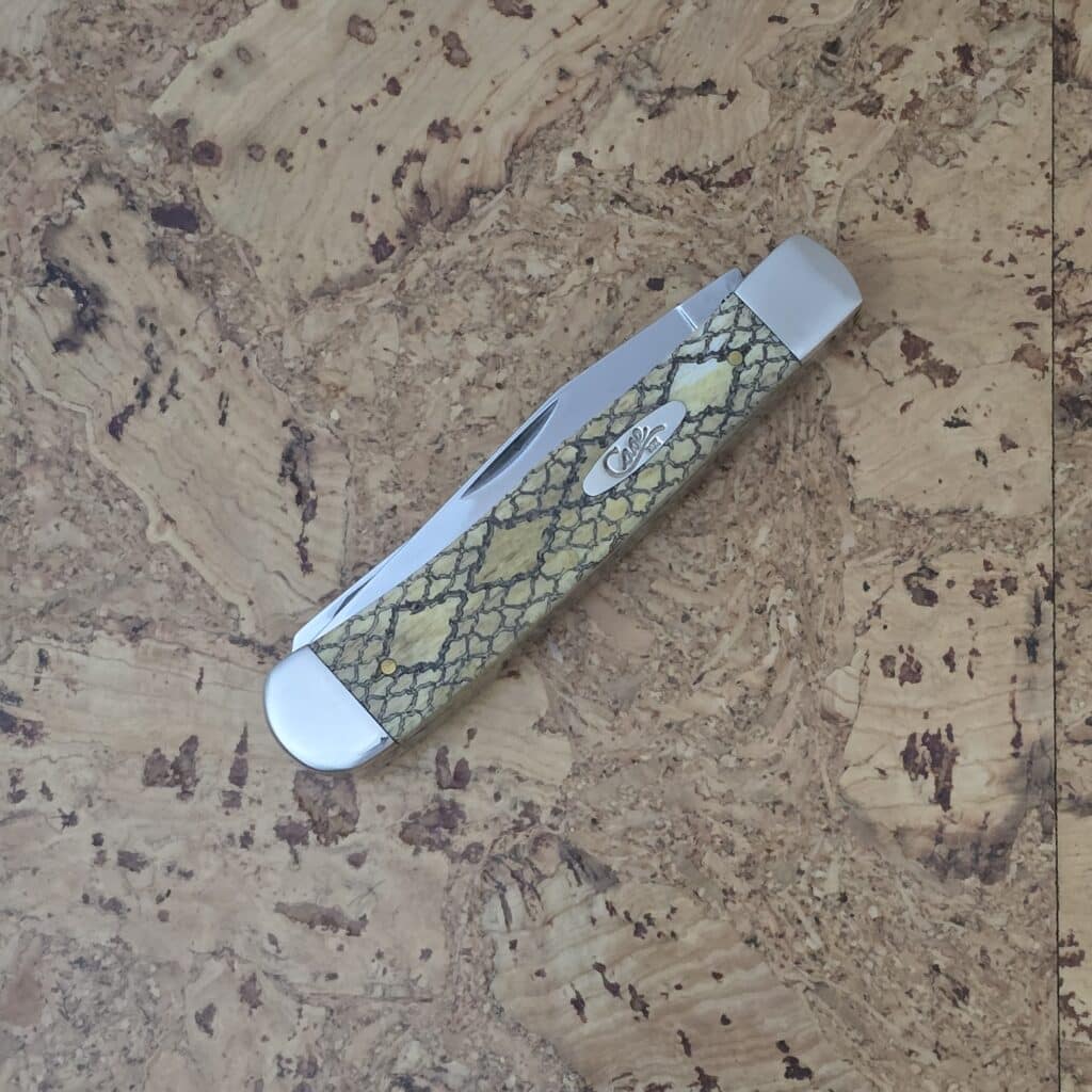 Case USA SS XXXXX Rattlesnake #6254 Trapper,no box knife for sale