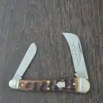 Maher & Grosh #303 Antique Jigged Bone Farmers Friend Great Eastern Cutlery knife for sale