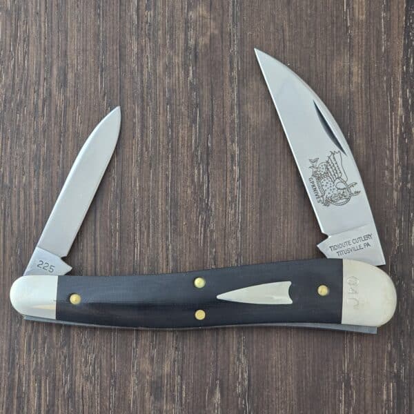 Great Eastern Cutlery #380225 Black Linen Micarta SN 040 – gallery image 1