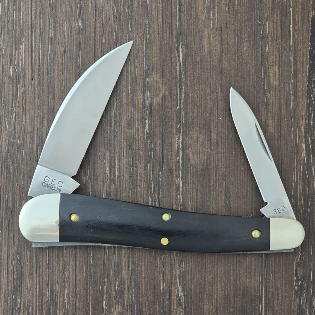 Great Eastern Cutlery #380225 Black Linen Micarta SN 040 – gallery image 2