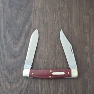Great Eastern Cutlery #811217 Red Linen Micarta knife for sale
