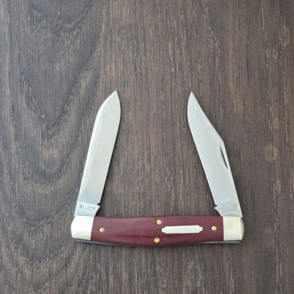 Great Eastern Cutlery #811217 Red Linen Micarta – gallery image 1