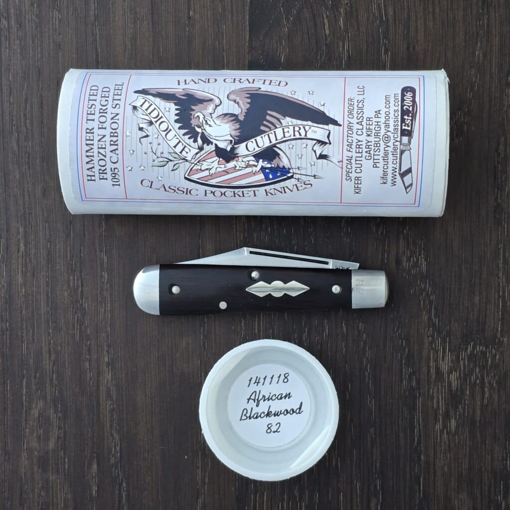 Great Eastern Cutlery #141118 African Blackwood No. 82 knife for sale
