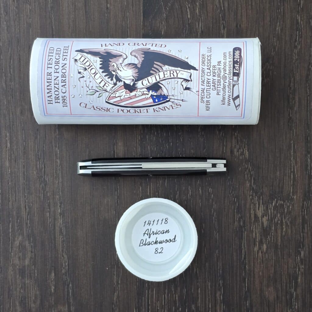 Great Eastern Cutlery #141118 African Blackwood No. 82 knife for sale