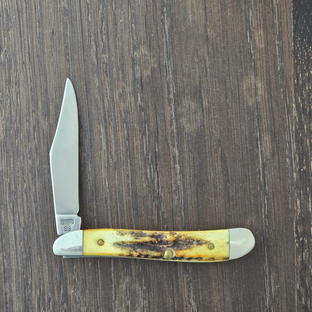 Case XX USA Stag Peanut 5120 knife for sale