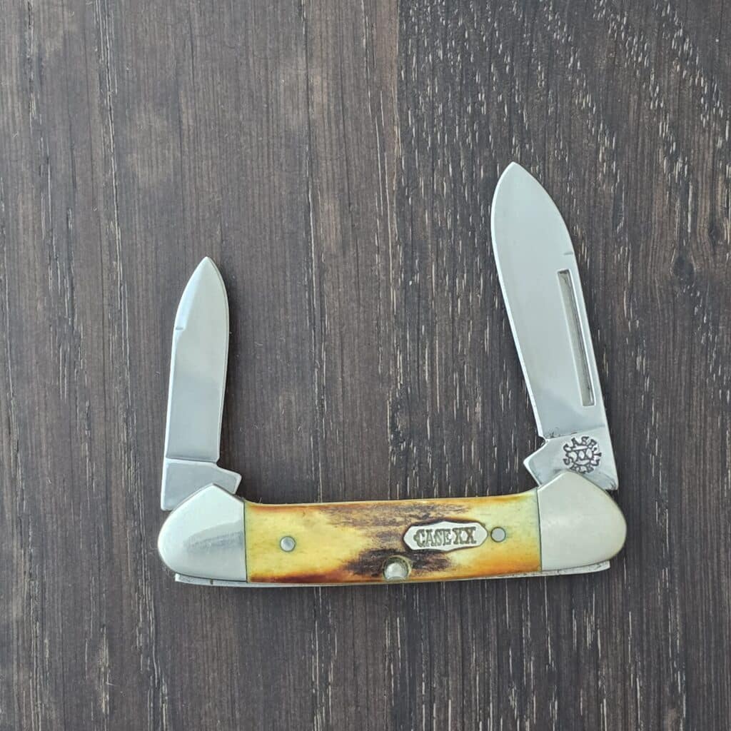 Case XX Select USA Stag Baby Butter Bean 52132 SS knife for sale