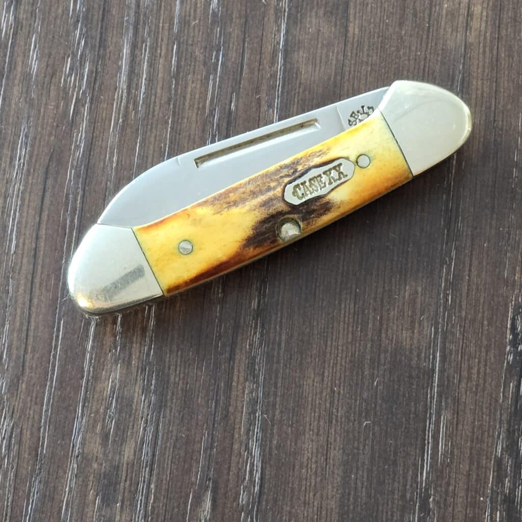 Case XX Select USA Stag Baby Butter Bean 52132 SS knife for sale