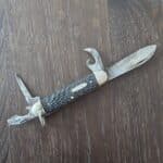 Case USA Vintage Scout/ Camper Knife #640045 B with Delrin Scales (clean and working, no wobble, good snap)1948-1952 knife for sale