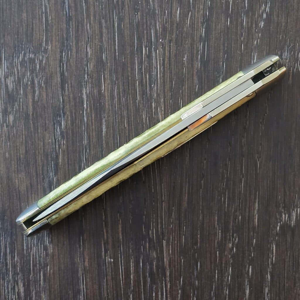 Case USA 1990 SS Cheetah XX 61011 1/2 Green Bone Classic Series By Bluegrass Cutlery 1 of 92 knife for sale