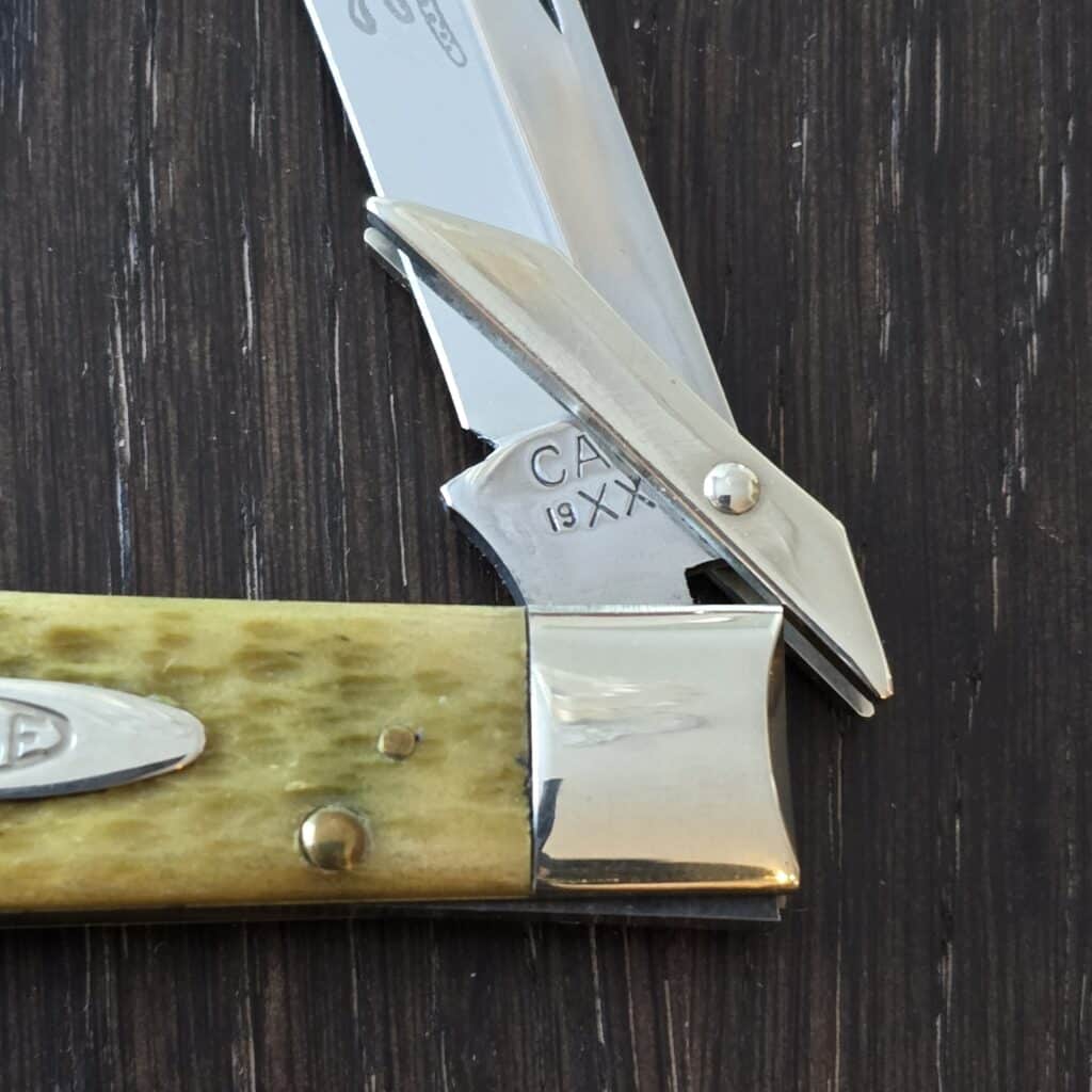 Case USA 1990 SS Cheetah XX 61011 1/2 Green Bone Classic Series By Bluegrass Cutlery 1 of 92 knife for sale