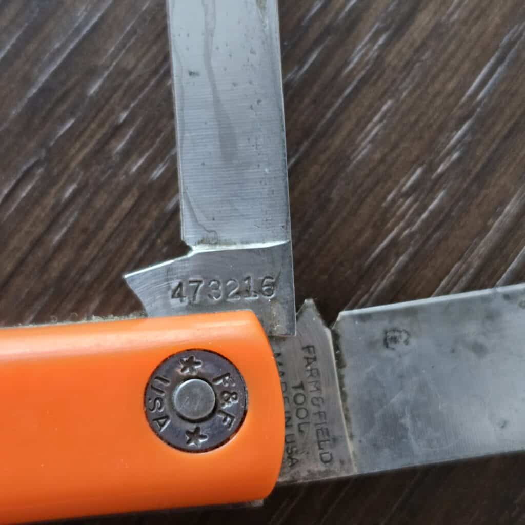 Great Eastern Cutlery #473216 Orange Delrin Farm and Field Tool (heavily used, no tube) – gallery image 2