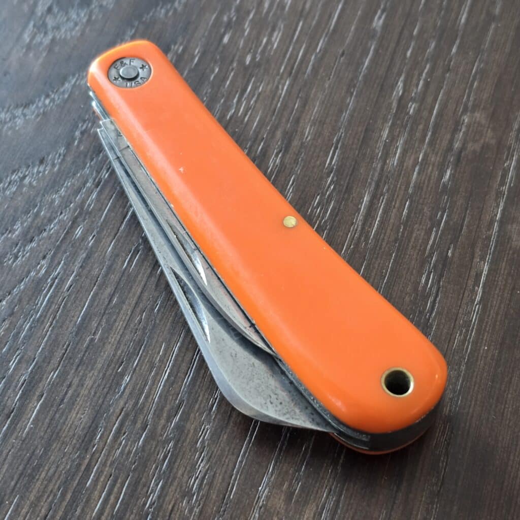 Great Eastern Cutlery #473216 Orange Delrin Farm and Field Tool (heavily used, no tube) – gallery image 6