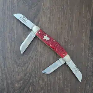 Great Eastern Cutlery #913424 Blood Red Jigged Bone SFO for Frank's Classic Knives knife for sale