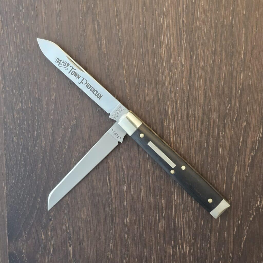 Great Eastern Cutlery #412226 Gabon Ebony " The New Town Physician" PROTOTYPE – gallery image 3
