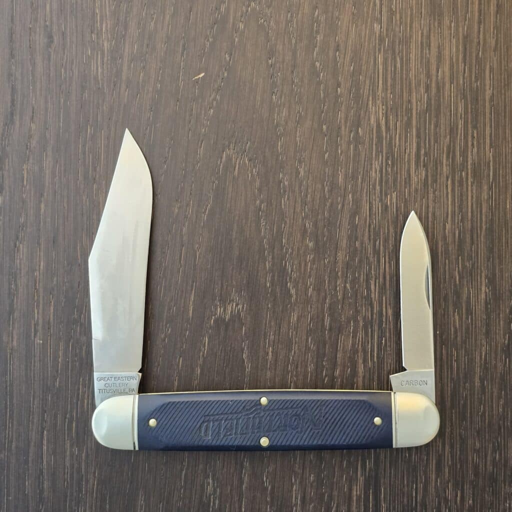Great Eastern Cutlery #981226 Blue Sawcut Richlite "S" Store Model – gallery image 4
