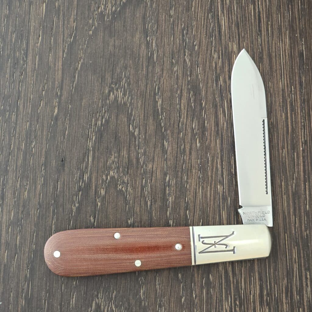 Great Eastern Cutlery #772119 Natural Linen Micarta SFO for Collector Knives – gallery image 2