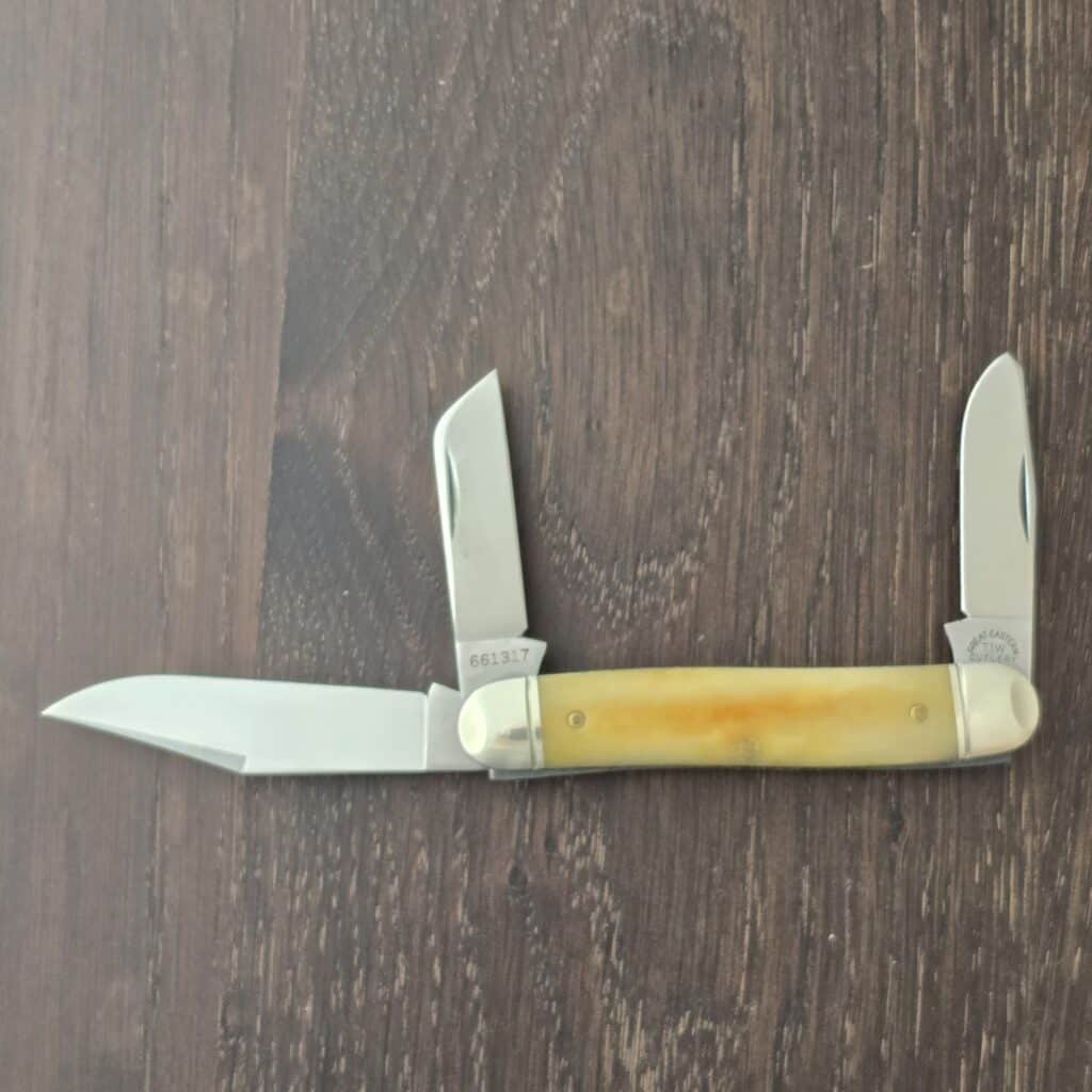 Great Eastern Cutlery #661317 Smooth Autumn Gold Bone knife for sale