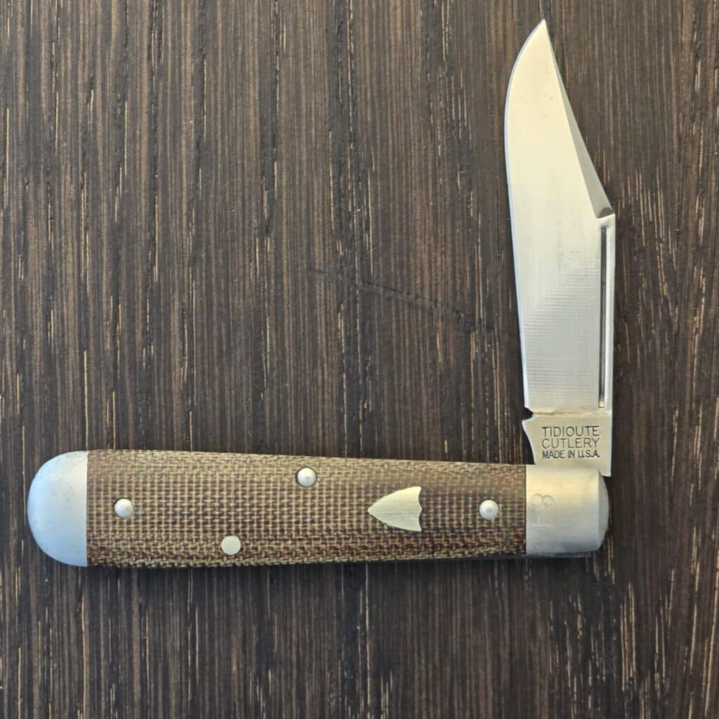 Great Eastern Cutlery #141118 OD Green Canvas Micarta SFO Tools For Gents Sn. 84 knife for sale