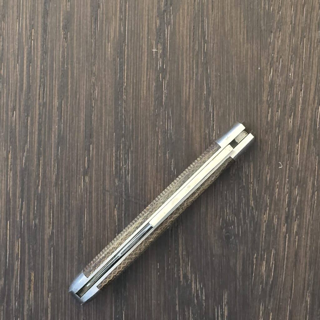 Great Eastern Cutlery #141118 OD Green Canvas Micarta SFO Tools For Gents Sn. 84 knife for sale