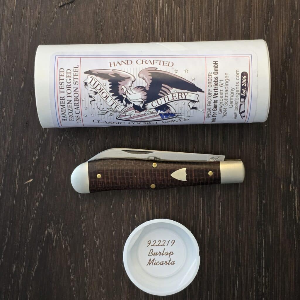 Great Eastern Cutlery #922219 Burlap Micarta – gallery image 2