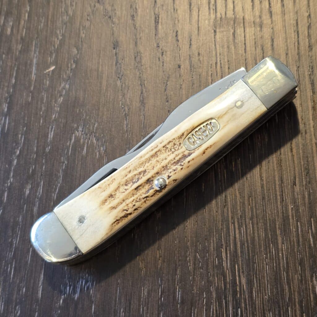 Case XX USA V5254 HBSS in Stag Hobo Knife 1999 (SN030) knife for sale