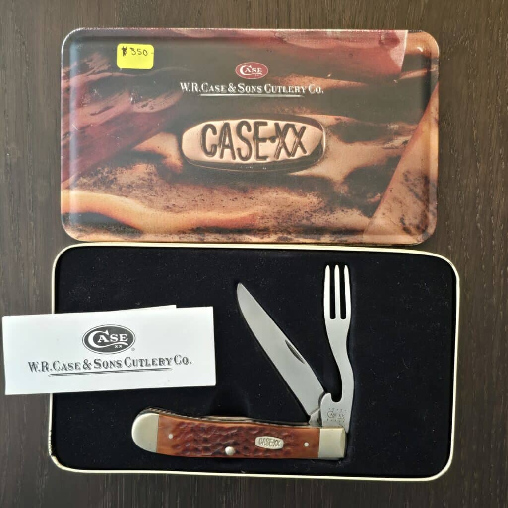 Case XX USA 6254 HBSS in Brown Jigged Bone Hobo Knife knife for sale